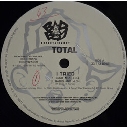 Total I Tried USED VINYL 12INCH PROMO