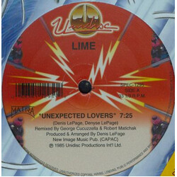Lime (2) Unexpected Lovers USED VINYL 12INCH 33 S RPM REISSUE