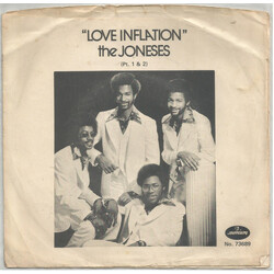 The Joneses Love Inflation USED VINYL 7INCH 45 RPM STYRENE