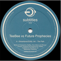 TeeBee / Future Prophecies Dimentional Entity / The Path USED VINYL 12INCH 45 RPM