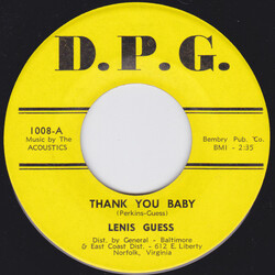 Lenis Guess Thank You Baby USED VINYL 7INCH SINGLE