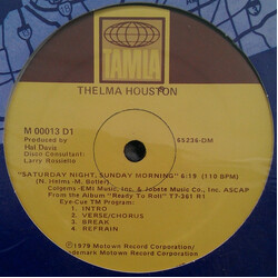 Thelma Houston Saturday Night, Sunday Morning USED VINYL 12INCH 33 S RPM
