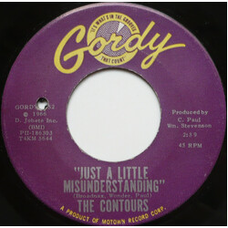 The Contours Just A Little Misunderstanding USED VINYL 7INCH 45 RPM SINGLE