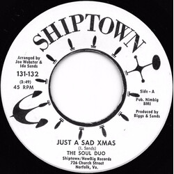 The Soul Duo Just A Sad Xmas USED VINYL 7INCH 45 RPM SINGLE
