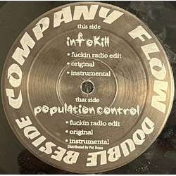 Company Flow Infokill / Population Control USED VINYL 12INCH 33 S RPM REISSUE STEREO