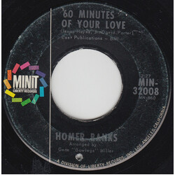 Homer Banks 60 Minutes Of Your Love USED VINYL 7INCH SINGLE 45 RPM