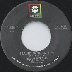 Brian Hyland Sealed With A Kiss USED VINYL 7INCH 45 RPM REISSUE
