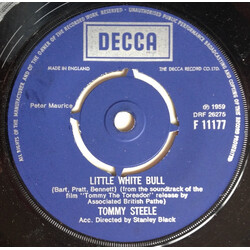 Tommy Steele Little White Bull USED VINYL 7INCH 45 RPM SINGLE REPRESS