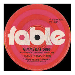 Frankie Davidson Gimme Dat Ding USED VINYL 7INCH 45 RPM SINGLE