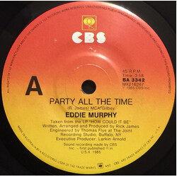 Eddie Murphy Party All The Time USED VINYL 7INCH 45 RPM SINGLE