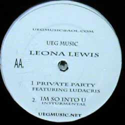 Leona Lewis Private Party / I'm So Into You USED VINYL 12INCH PROMO