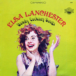 Elsa Lanchester Bawdy Cockney Songs Vinyl LP USED