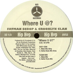 Fatman Scoop / Crooklyn Clan Where U @? VINYL 12" USED