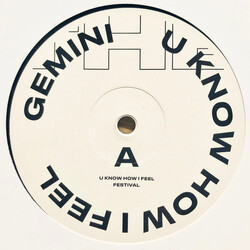 Gemini U Know How I Feel USED VINYL 12INCH REISSUE