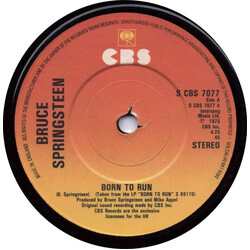 Bruce Springsteen Born To Run USED VINYL 7INCH SINGLE REISSUE