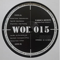 Various Machine Funk Volume 1. USED VINYL 12INCH 33 S RPM EP