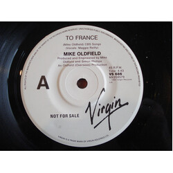 Mike Oldfield To France USED VINYL 7INCH 45 RPM SINGLE PROMO