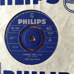 Chris And Maxine Thousand Times A Day USED VINYL 7INCH 45 RPM SINGLE MONO