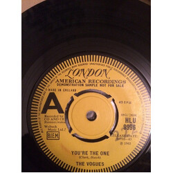 The Vogues You're The One / Some Words USED VINYL 7INCH SINGLE PROMO
