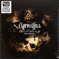 Cypress Hill Black Sunday 2023 Remixes USED VINYL 12INCH 45 RPM RECORD STORE DAY SINGLE STEREO