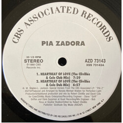 Pia Zadora Heartbeat Of Love USED VINYL 12INCH
