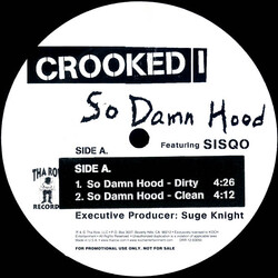 Crooked I So Damn Hood USED VINYL 12INCH PROMO