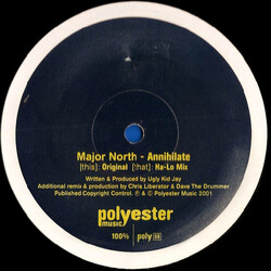 Major North Annihilate USED VINYL 12INCH 33 S RPM