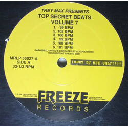 Trey Max Top Secret Beats Volume 7 Vinyl LP USED