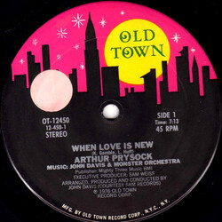 Arthur Prysock When Love Is New USED VINYL 12INCH 45 RPM SINGLE STEREO