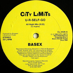Basex U-R-SELF-GO USED VINYL 12INCH 33 S RPM STEREO