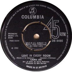Laura Lee (3) Love In Every Room / Master Jack USED VINYL 7INCH 45 RPM SINGLE