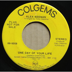 Alex Keenan One Day Of Your Life / The Power Of Your Mind USED VINYL 7INCH 45 RPM PROMO