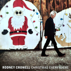 Rodney Crowell Christmas Everywhere Vinyl LP USED