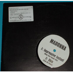 Madonna Impressive Instant / Skin USED VINYL 12INCH UNOFFICIAL RELEASE