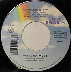 Trisha Yearwood Everybody Knows USED VINYL 7INCH 45 RPM SINGLE