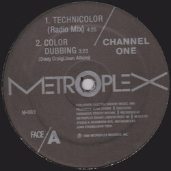 Channel One Technicolor USED VINYL 12INCH REPRESS