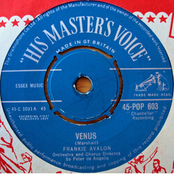 Frankie Avalon Venus USED VINYL 7INCH 45 RPM SINGLE