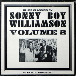Sonny Boy Williamson Blues Classics By Sonny Boy Williamson Volume 2 Vinyl LP USED
