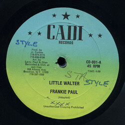Frankie Paul / Jr. Forbes Little Walter / Junior Style USED VINYL 12INCH 45 RPM