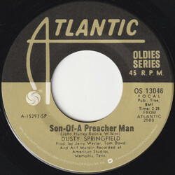 Dusty Springfield Son-Of-A Preacher Man / The Windmills Of Your Mind USED VINYL 7INCH 45 RPM REISSUE