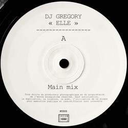DJ Gregory Elle USED VINYL 12INCH 33 S RPM