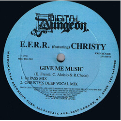 Eddie Frenté / Ray Roc Checo / Cristin Aloisio Give Me Music USED VINYL 12INCH 33 S RPM