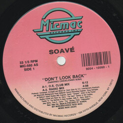 Soavé Don't Look Back USED VINYL 12INCH 33 S RPM