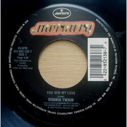 Shania Twain You Win My Love / Home Ain't Where His Heart Is (Anymore) USED VINYL 7INCH 45 RPM