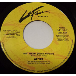 Az Yet Last Night USED VINYL 7INCH
