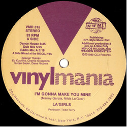 LA' Girls I'm Gonna Make You Mine USED VINYL 12INCH 33 S RPM
