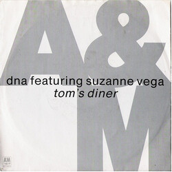 DNA / Suzanne Vega Tom's Diner USED VINYL 7INCH 45 RPM SINGLE STEREO