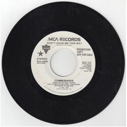 The Communards Don't Leave Me This Way USED VINYL 7INCH PROMO