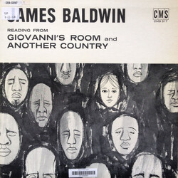 James Baldwin Reading From Giovanni's Room And Another Country Vinyl LP USED