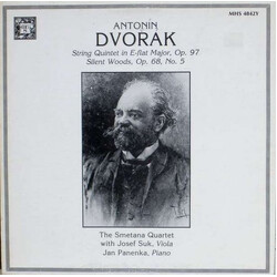 Antonín Dvořák / Smetana Quartet / Josef Suk / Jan Panenka String Quintet In E-flat Major • Silent Woods Vinyl LP USED
